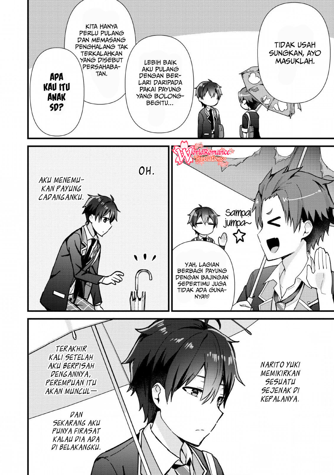 The Cute Girl Sitting Next to Me Is Trying to Make Me Fall in Love With Her as a Way to Ridicule Me, but the Tables Were Turned on Her Before She Knew It Chapter 02 Gambar 17